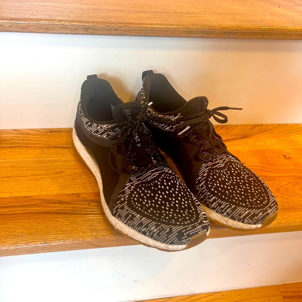 Adidas Black and White Sneakers